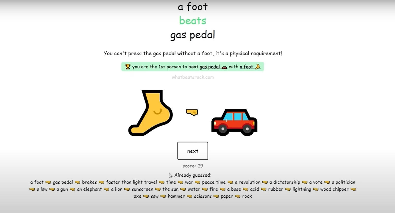 What Beats Rock? The Ultimate Fun Game of Unexpected Matchups